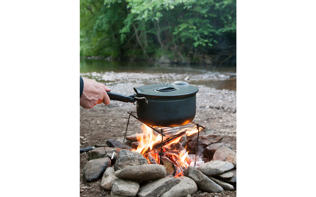 Trekking kokekartsett 5 deler stablbart aluminium - Bo-Camp komplett sett
