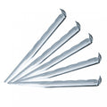 Trekking teltplugg 18,5 cm aluminium for hard grunn - forfra