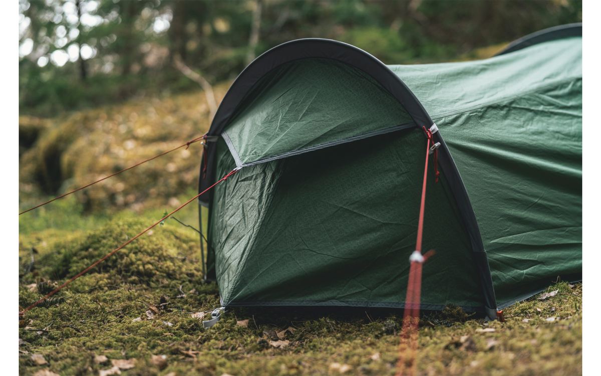 Nærbilde av luftekanal på Trekkingtelt Cress 2 Pro for 2 personer 2,5 kg 3000 mm - Robens