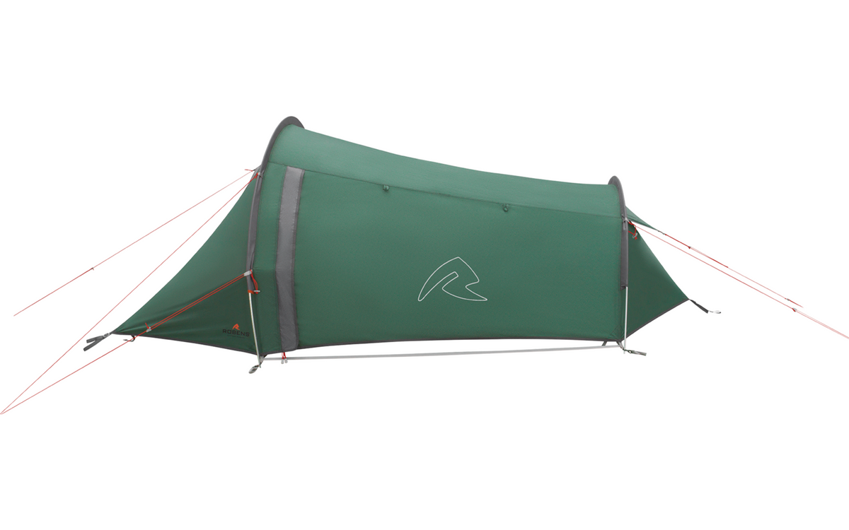Åpen dør med myggnett på Trekkingtelt Cress 2 Pro for 2 personer 2,5 kg 3000 mm - Robens