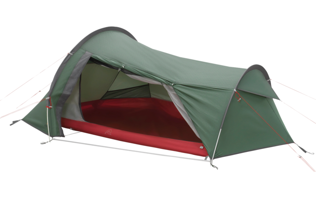 Trekkingtelt Cress 2 Pro for 2 personer 2,5 kg 3000 mm - Robens sett fra siden med skrått tunneldesign