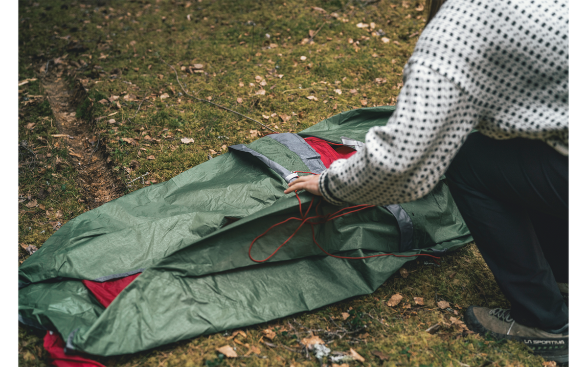 Detalj av stangkanal på Trekkingtelt Cress 2 Pro for 2 personer 2,5 kg 3000 mm - Robens
