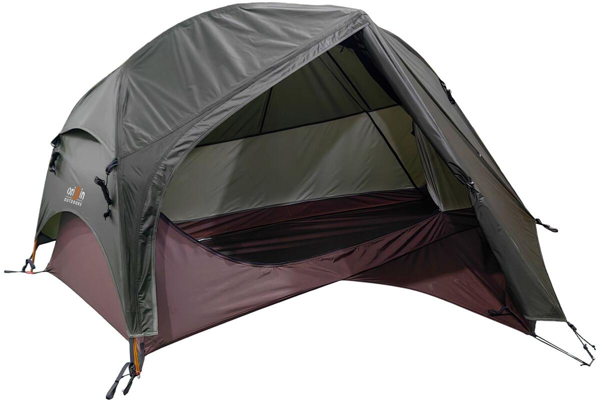 Trekkingtelt Nomad-Lite 1-pers ultralett 1,24 kg 3000 mm foran