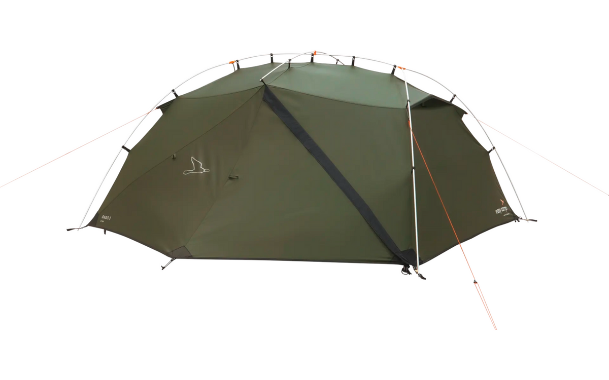 Trekkingtelt Rago 3 for 3 personer aluminium 2,9 kg - Easy Camp med åpen inngang
