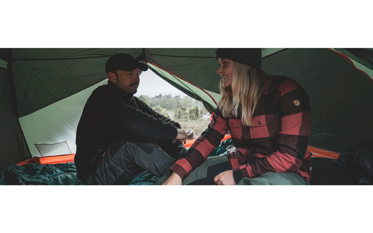 Trekkingtelt Rago 3 for 3 personer aluminium 2,9 kg - Easy Camp innerteltet innvendig