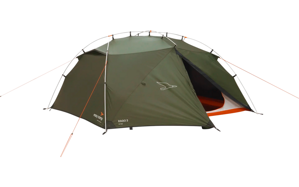 Trekkingtelt Rago 3 for 3 personer aluminium 2,9 kg - Easy Camp sett fra siden
