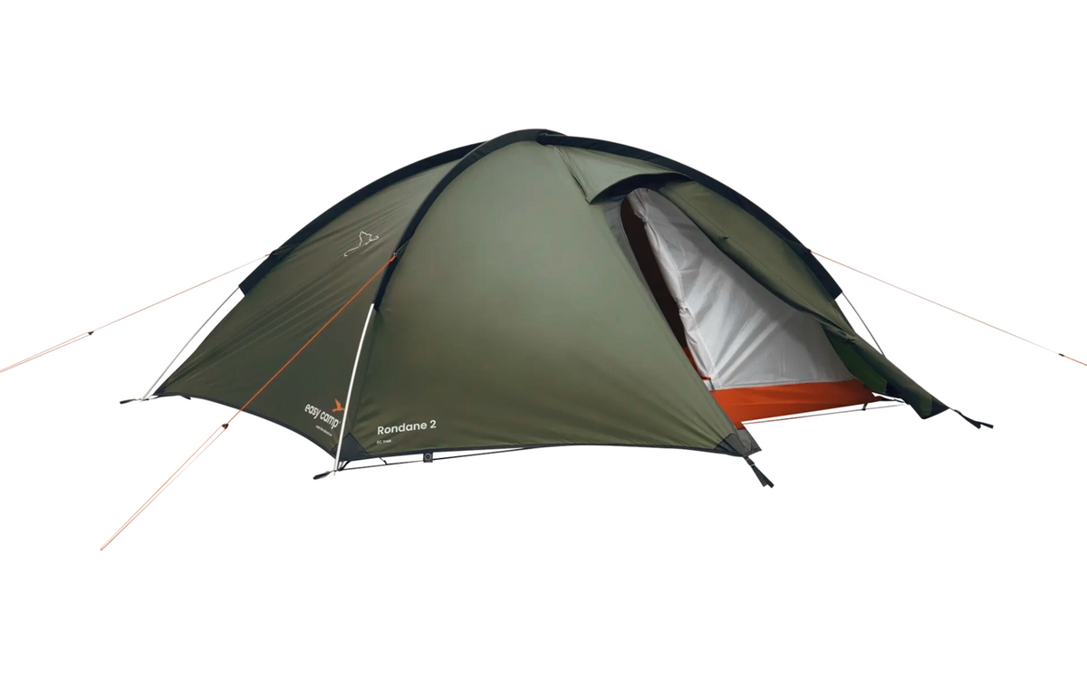 Trekkingtelt Rondane 2 for 2 personer 2,7 kg 3000 mm - Easy Camp sett fra siden