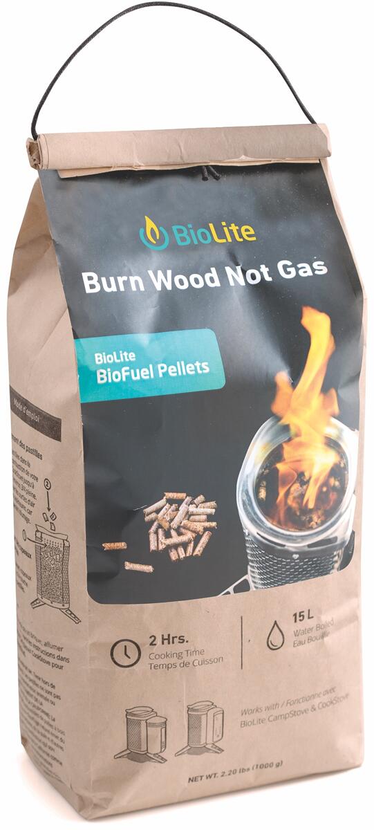 Trepellets BioFuel 1 kg, 2 timers brenntid forfra