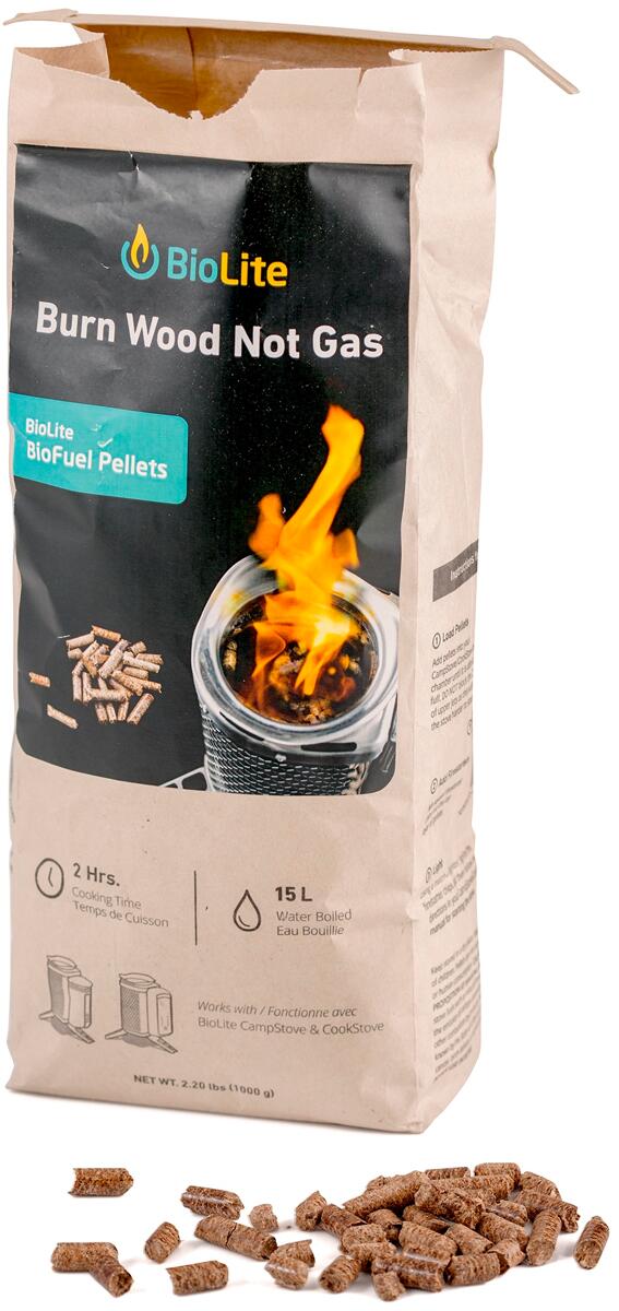 Trepellets BioFuel 1 kg, 2 timers brenntid bakside