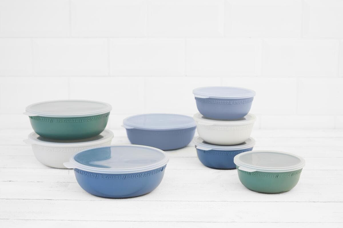 Tresa bolle med lufttett lokk i BPA-fri plast Rotho bakside