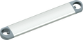 Trinn og 2 låser for Deluxe 4B/5B stige 23 cm fra Fiamma forfra