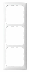 Trippelramme Softline 170x60 mm for brytere og stikkontakter i brun