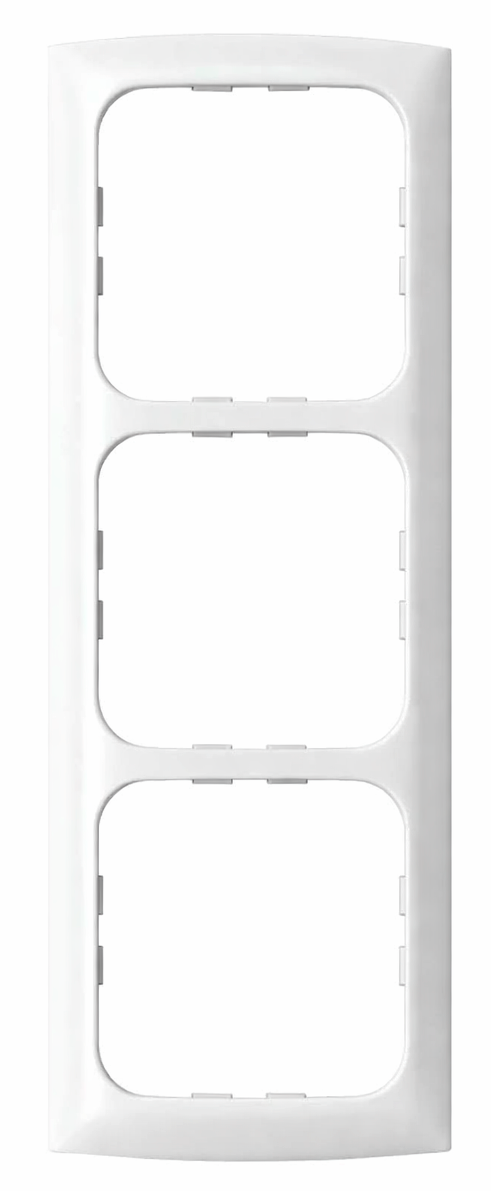 Trippelramme Softline 170x60 mm for brytere og stikkontakter i brun