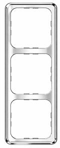 Trippelramme Standard sølv 166x60 mm System 10.000 fra Inprojal