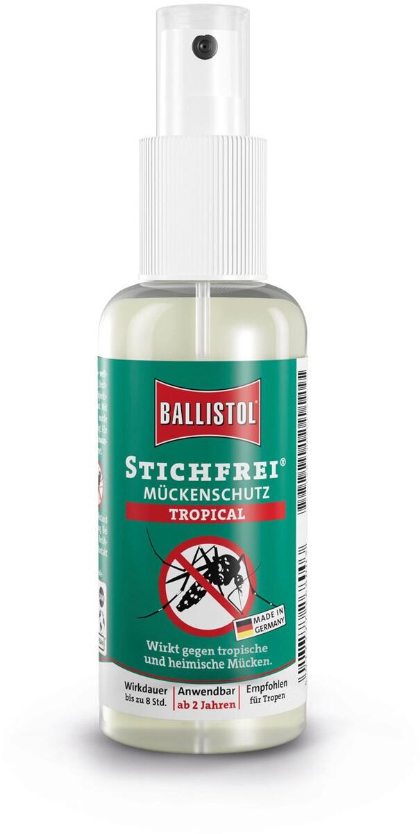 Tropikal myggbeskyttelse med icaridin, pumpespray 100 ml - Ballistol forfra