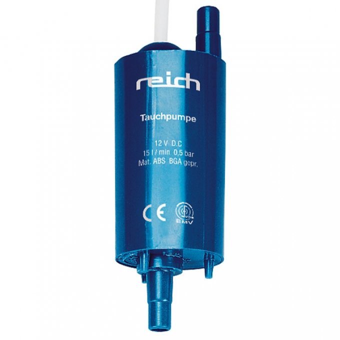 Trykkforsterkerpumpe 12V 0,5 bar 15 l/min Reich for økt vanntrykk
