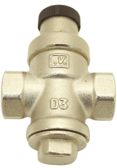 Trykkreduksjonsventil messing 1/2" 1-4 bar, 414 g - Lilie forside
