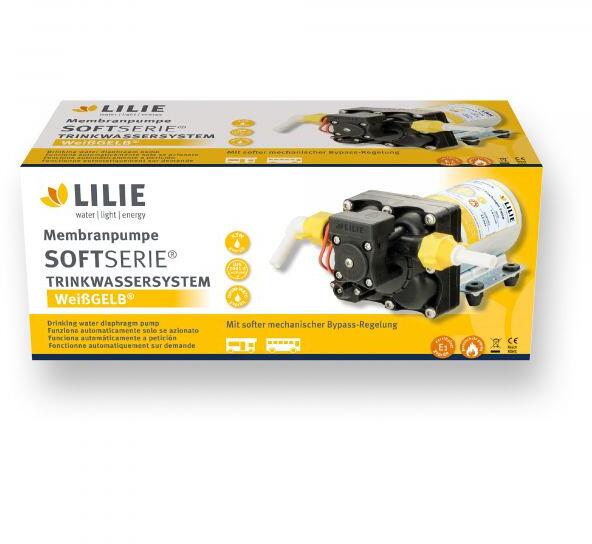 Trykkvannpumpe Soft LP4142 12V 11,3L/min 2,1bar bakside