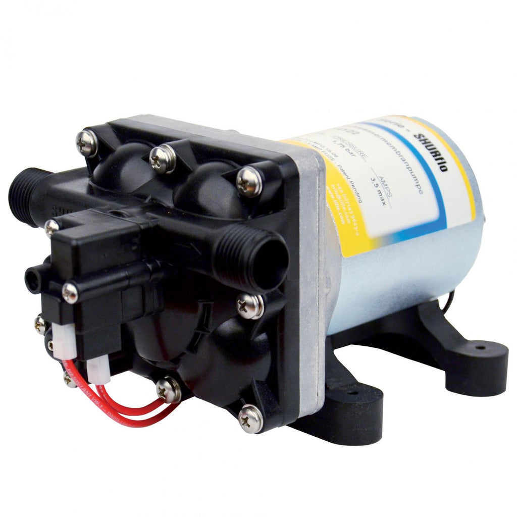 Trykkvannpumpe Soft LS 4 12V 1,4 bar 450 l/t detalj av motor