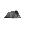 Tunneltelt Campo 4 for 4 personer 450 x 260 cm 11,6 kg sett fra siden med barduner
