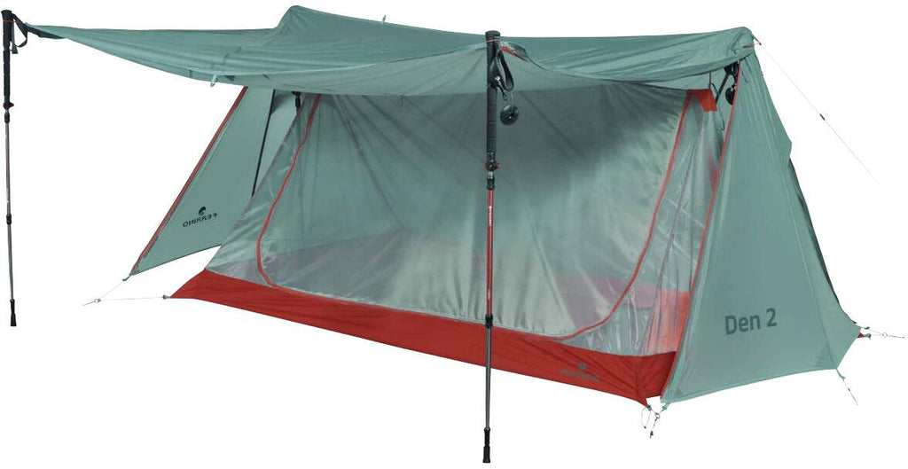 Tunneltelt Den 2 ultralett 2-pers. 170x270cm foran
