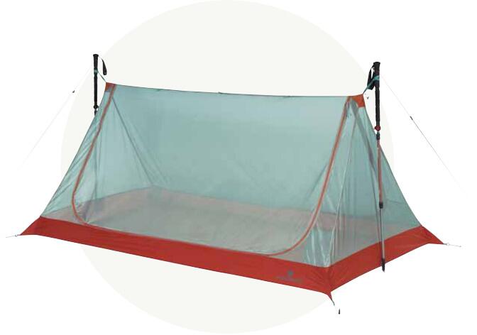 Tunneltelt Den 2 ultralett 2-pers. 170x270cm bakside