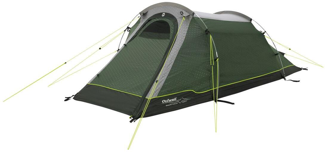 Tunneltelt Earth 2-person, 3,6kg, 150x310cm, grønn - Outwell bakside