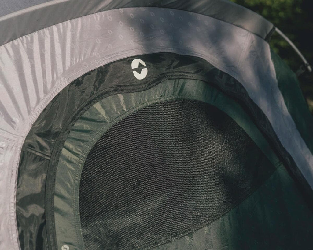 Tunneltelt Earth 2-person, 3,6kg, 150x310cm, grønn - Outwell detalj av bunnduk