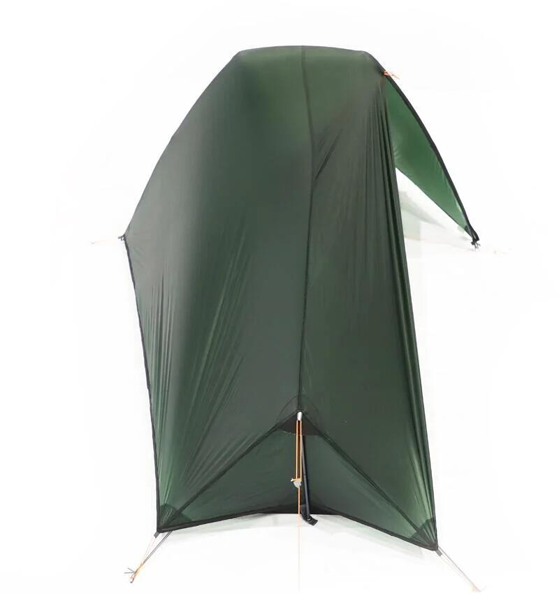 Tunneltelt F10 Neon UL 1 for 1 person montert i naturen