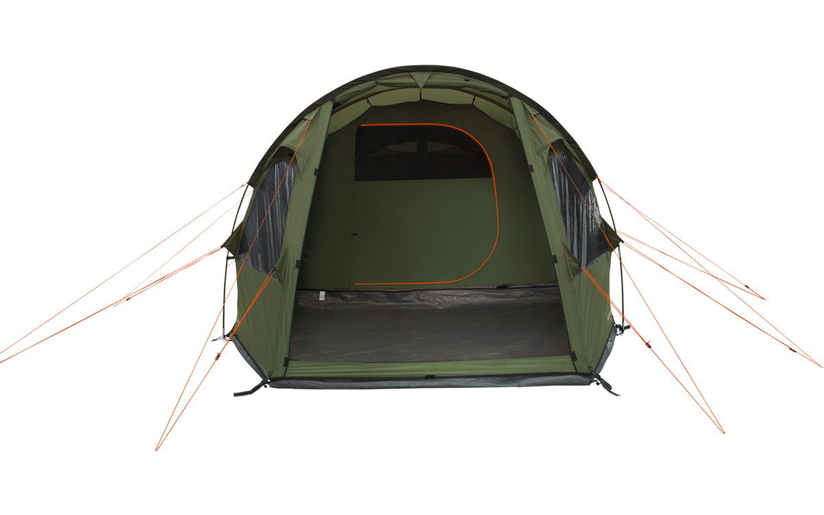 Tunneltelt Hidra 4 for 4 personer vannsøyle 3000 mm - Easy Camp, bakside av teltet