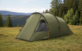 Tunneltelt Hidra 4 for 4 personer vannsøyle 3000 mm - Easy Camp i grønt, sett forfra