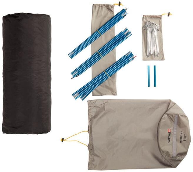 Tunneltelt Intrepid 5 5-personer 480x233cm 5,9 kg inngang med myggnett