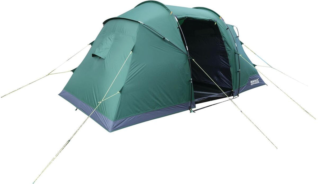 Tunneltelt Kivu 4 Vis-À-Vis 4-pers. 450x230 cm grønn forfra