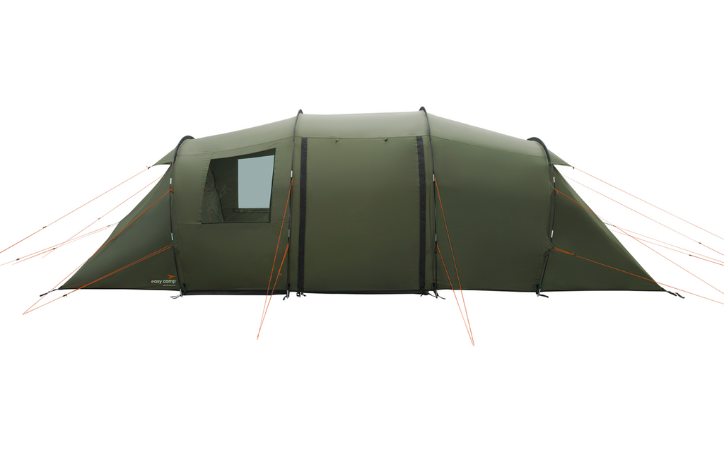 Soverom med mørklagt innertelt i Tunneltelt Leka Twin 6 for 6 personer 3000 mm vannsøyle - Easy Camp