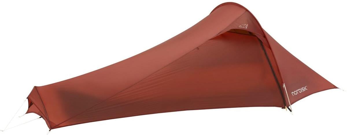 Nærbilde av stoff og søm på Tunneltelt Lofoten 2 ULW 2-pers, 500 g, 7D nylon