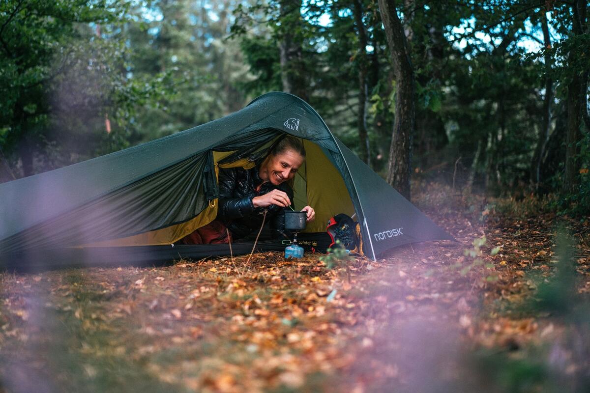 Tunneltelt Lofoten 2 ULW 2-pers, 500 g, 7D nylon under lett regn