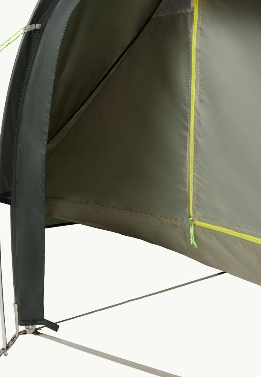 Tunneltelt North Timer bakside med ventilasjon