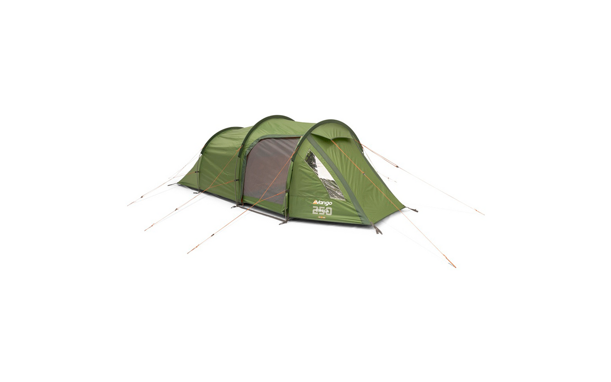 Tunneltelt Omega 250 for 2 personer 4,3 kg vannsøyle 3000 mm - Vango bakside med ventil