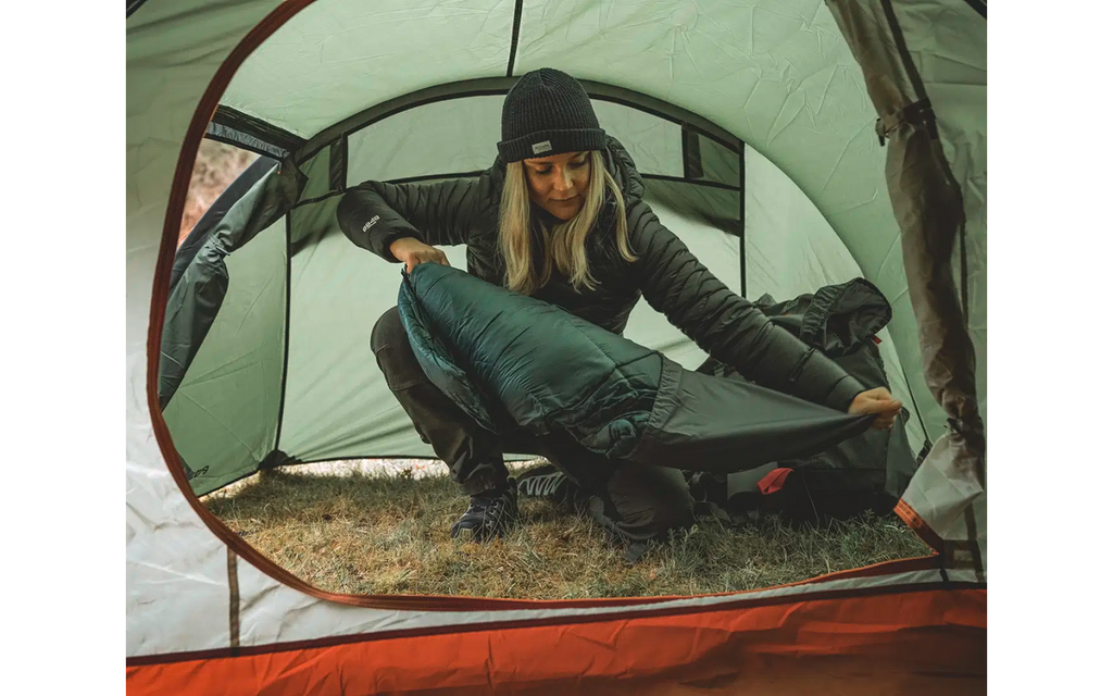 Innertelt i Tunneltelt Pasvik 3 for 3 personer aluminium 3,2 kg - Easy Camp med soveplass