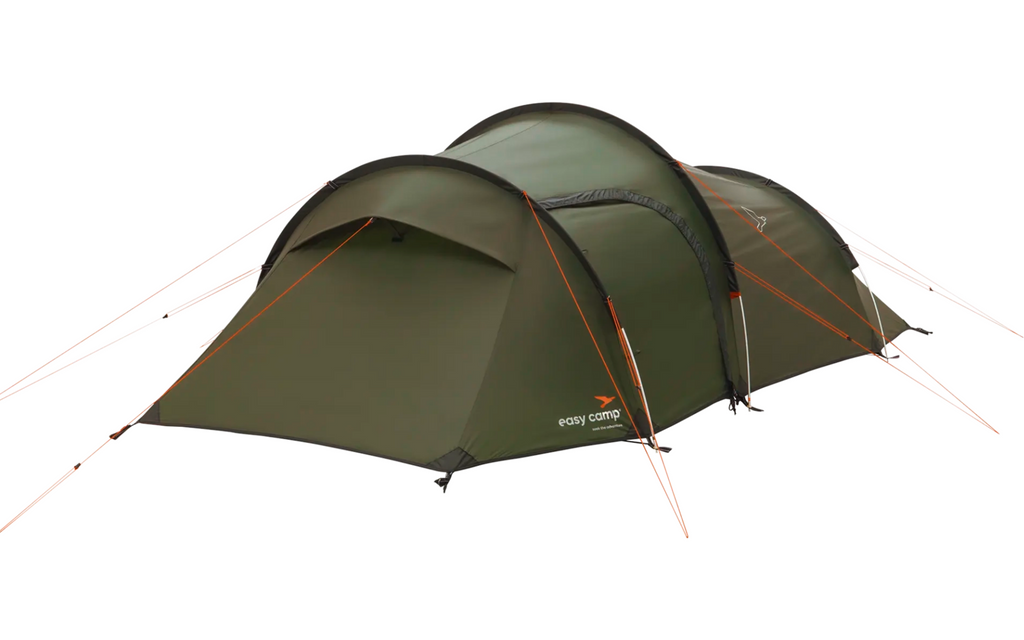 Tunneltelt Pasvik 3 for 3 personer aluminium 3,2 kg - Easy Camp oppsatt i naturen