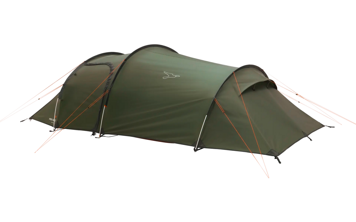 Tunneltelt Pasvik 4 for 4 personer polyester 4,1 kg - Easy Camp nedpakket i kompakt pakkpose
