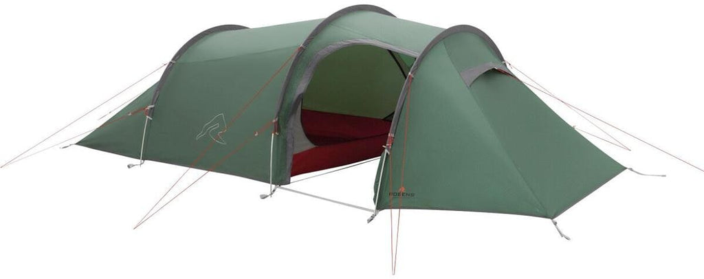 Tunneltelt Sage 3 Pro 3-pers. 3,2 kg aluminium grønn forfra