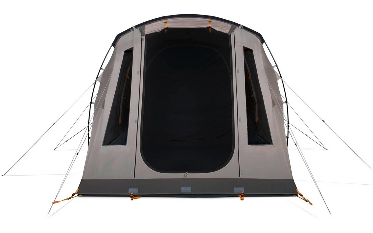 Nærbilde av duk og stenger på Tunneltelt Sandwood 03 for 3 personer 445x220 cm 12,9 kg - Kampa