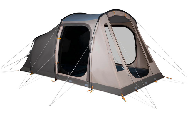 Tunneltelt Sandwood 03 for 3 personer 445x220 cm 12,9 kg - Kampa sett fra siden med sideinngang