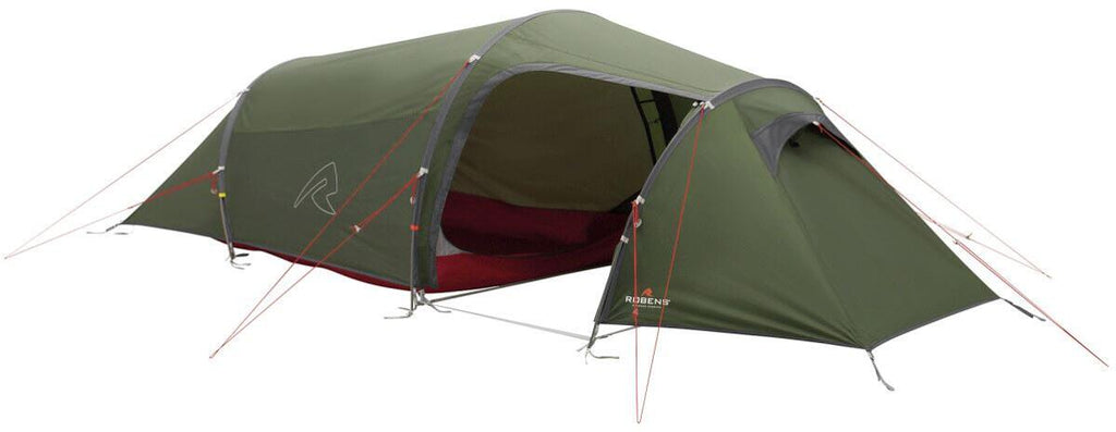 Tunneltelt Voyager Exp ripstop polyester aluminium - Robens forfra