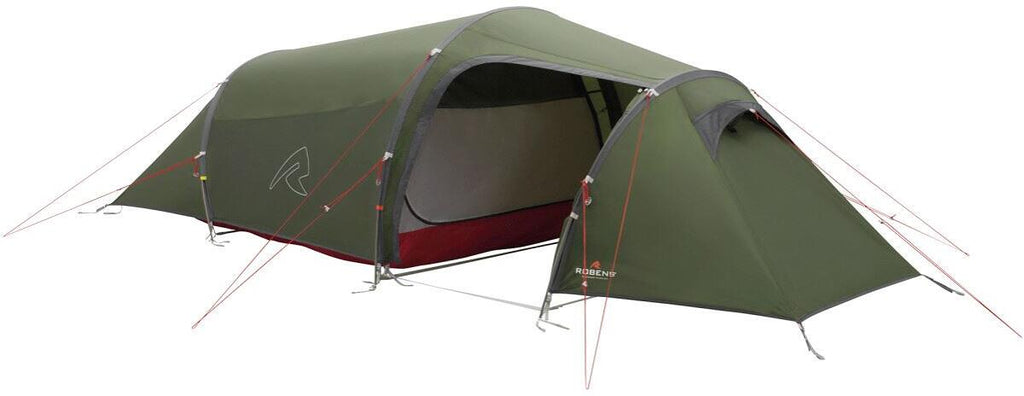 Tunneltelt Voyager Exp ripstop polyester aluminium - Robens bakside