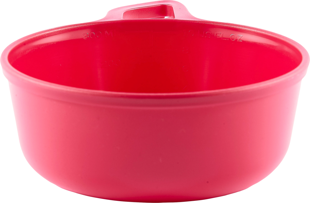Turkopp 350 ml BPA-fri med karabinfeste raspberry forfra