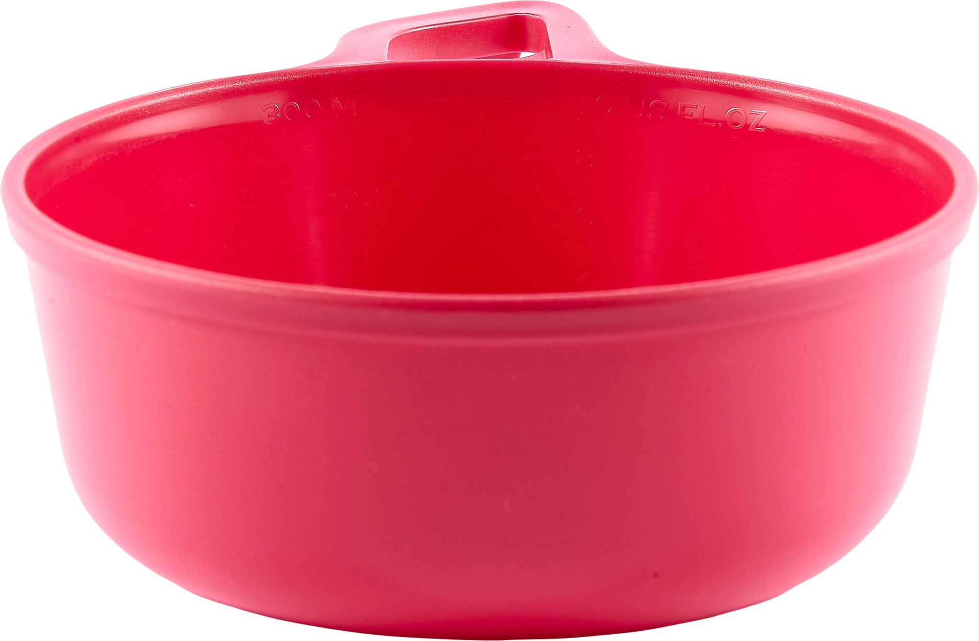 Turkopp 350 ml BPA-fri med karabinfeste raspberry forfra
