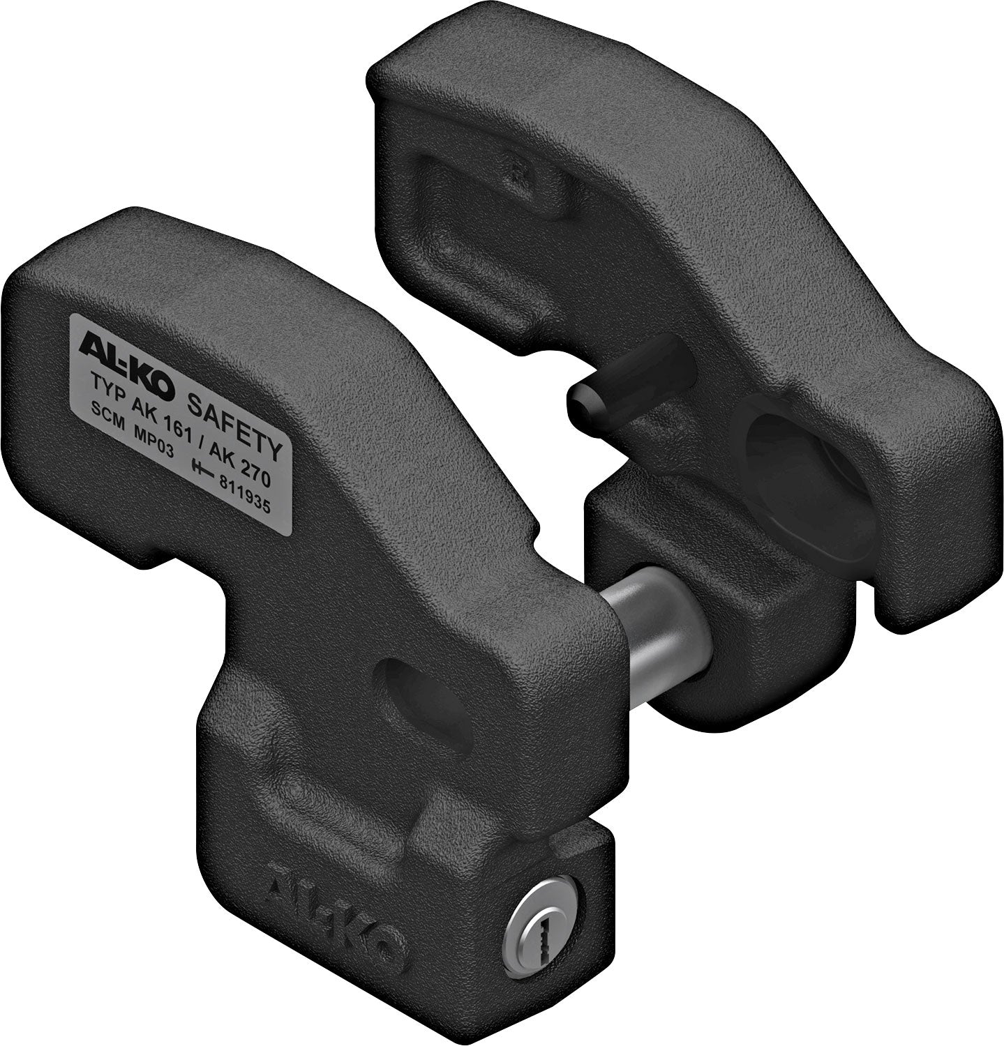 Tyverisikring for tilhengerkule AK 161 / AK 270 - AL-KO forfra