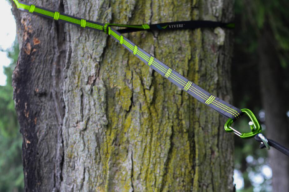 Ultra-Light hengekøyfeste 2-pack med karabiner bakside